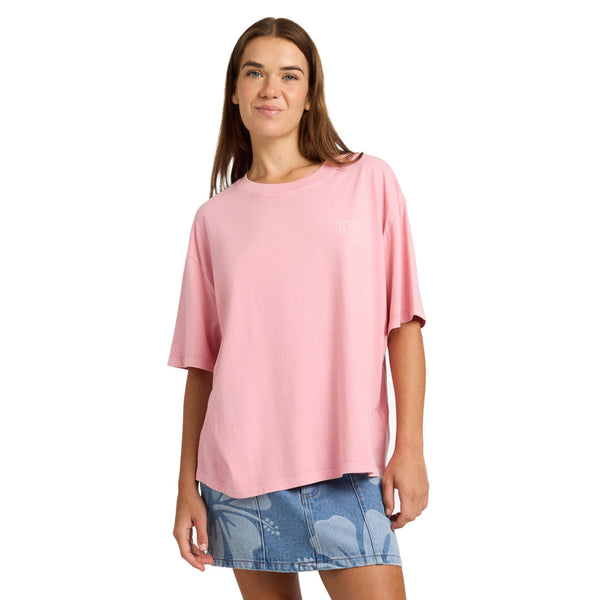 Roxy Talloversize Washed Short Sleeve T-Shirt