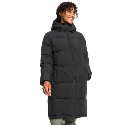 Roxy Test Of Time Long Hooded Puffa Jacket