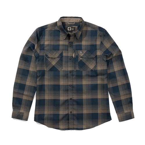 Salty Crew Fathom Long Sleeve Tech Flannel Shirt