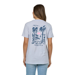 Salty Crew Geo Palm Boyfriend Tee - Dingle Surf