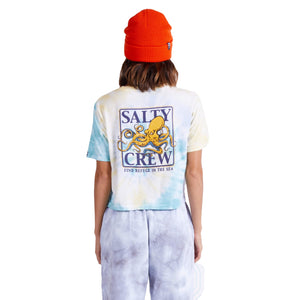 Salty Crew W' Ink Slinger Boyfriend Crop T-Shirt
