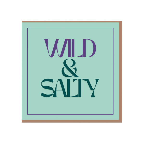 Salty Sisters Wild & Salty Greeting Card - Dingle Surf