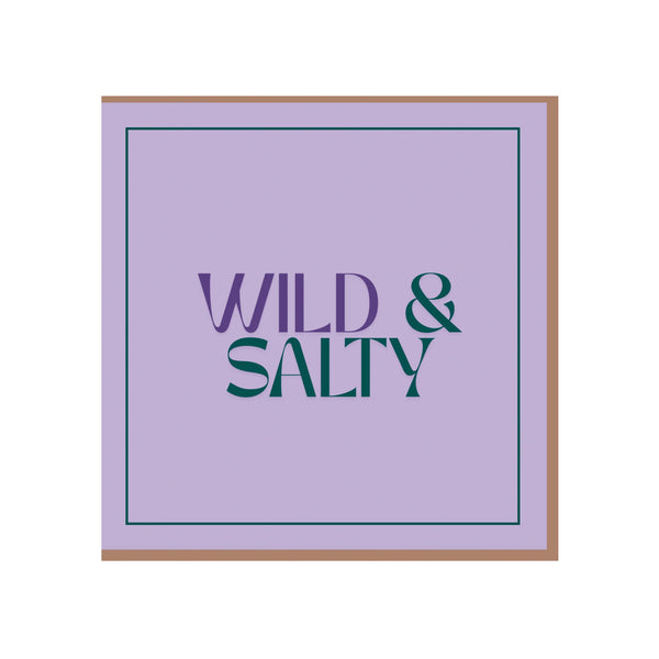 Salty Sisters Wild & Salty Greeting Card