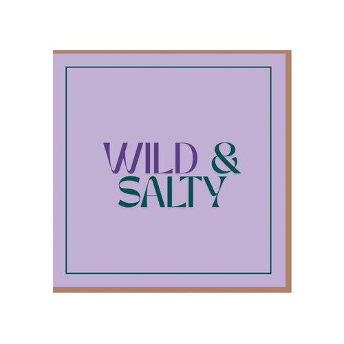 Salty Sisters Wild & Salty Greeting Card