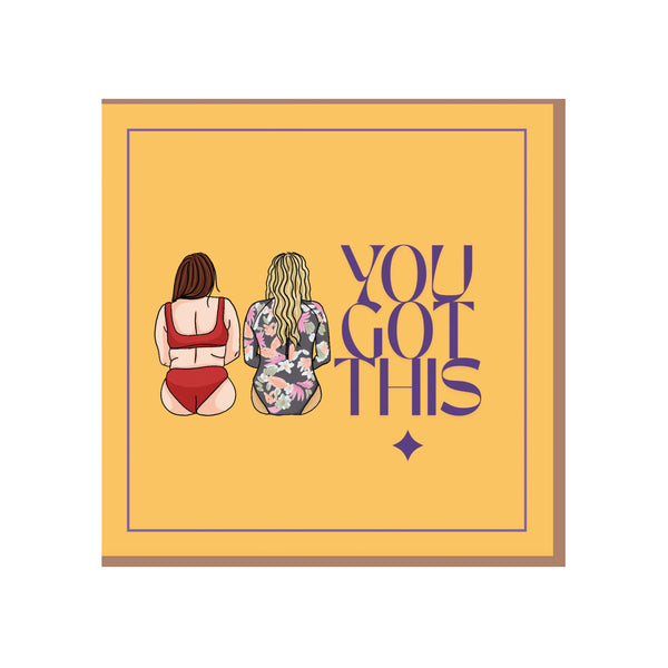 Salty Sisters You Got This Greeting Card