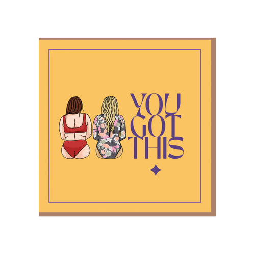 Salty Sisters You Got This Greeting Card