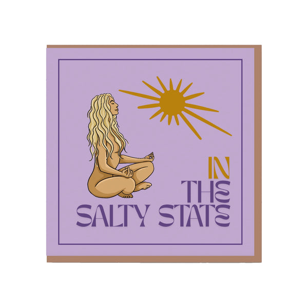 Salty Sisters In A Salty Salty State Greeting Card