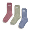 Vans Classic Crew Glacial Slate Socks - 3 Pack