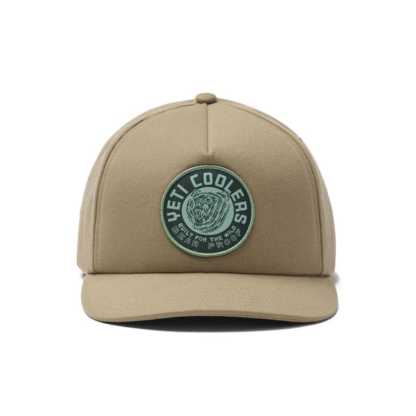 YETI Bear Woven Flat Brim Snapback