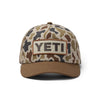 YETI Wetlands Camo Logo Woven Flat Brim Snapback