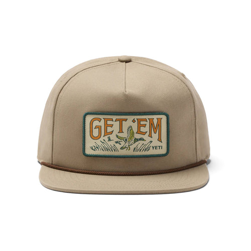 YETI Wetlands Get Em Woven Flat Brim Snapback