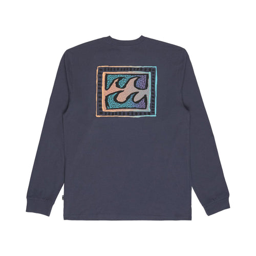 Billabong Crayon Wave Long Sleeve T-Shirt - Dingle Surf