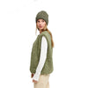 Roxy Best Town Women Green Zip Sherpa Vest