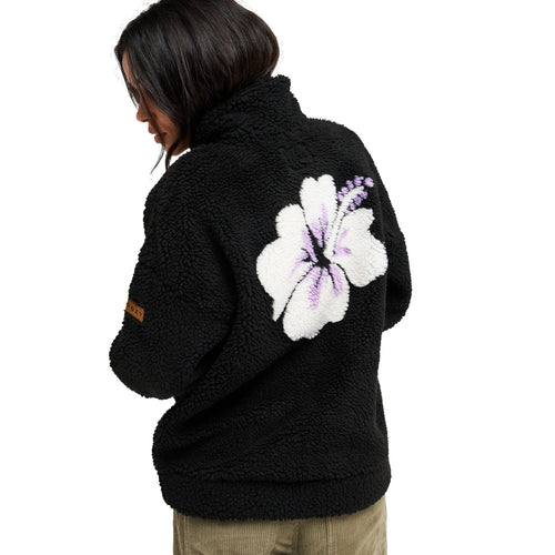 Roxy Live Out Loud Art Half Zip Fleece - Dingle Surf