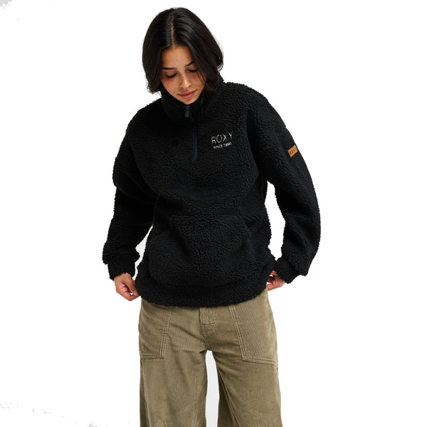 Roxy Live Out Loud Art Half Zip Fleece - Dingle Surf