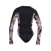 Roxy Active Long Sleeve One-Piece Swimsuit