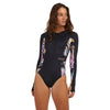 Roxy Active Long Sleeve One-Piece Swimsuit